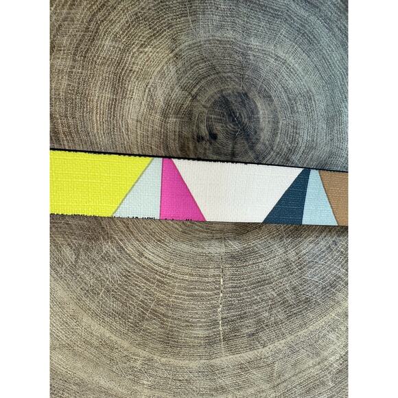 Fossil Women's Colorblock Leather Belt - Size Medium - Picture 8 of 12